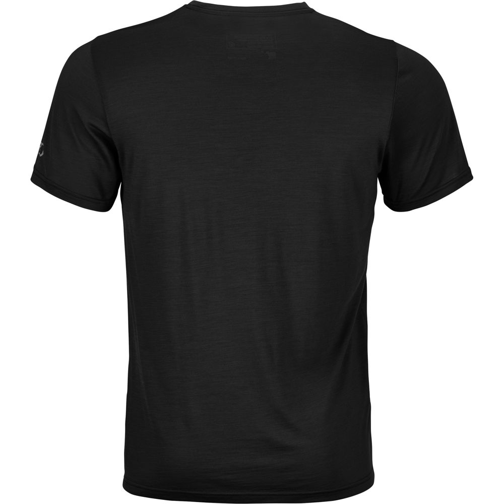 Ortovox 120 Cool Tec Mtn Stripe Herren T-Shirt black raven Produktbild 1