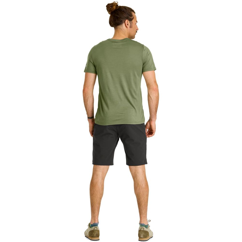 Ortovox 120 Cool Tec Mtn Stripe Herren T-Shirt black raven Produktbild 2