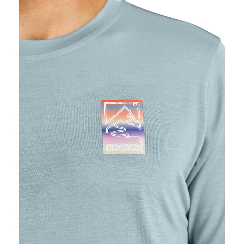 Ortovox 140 Cool Mtn Gradient Herren T-Shirt glacier grey Produktbild 4