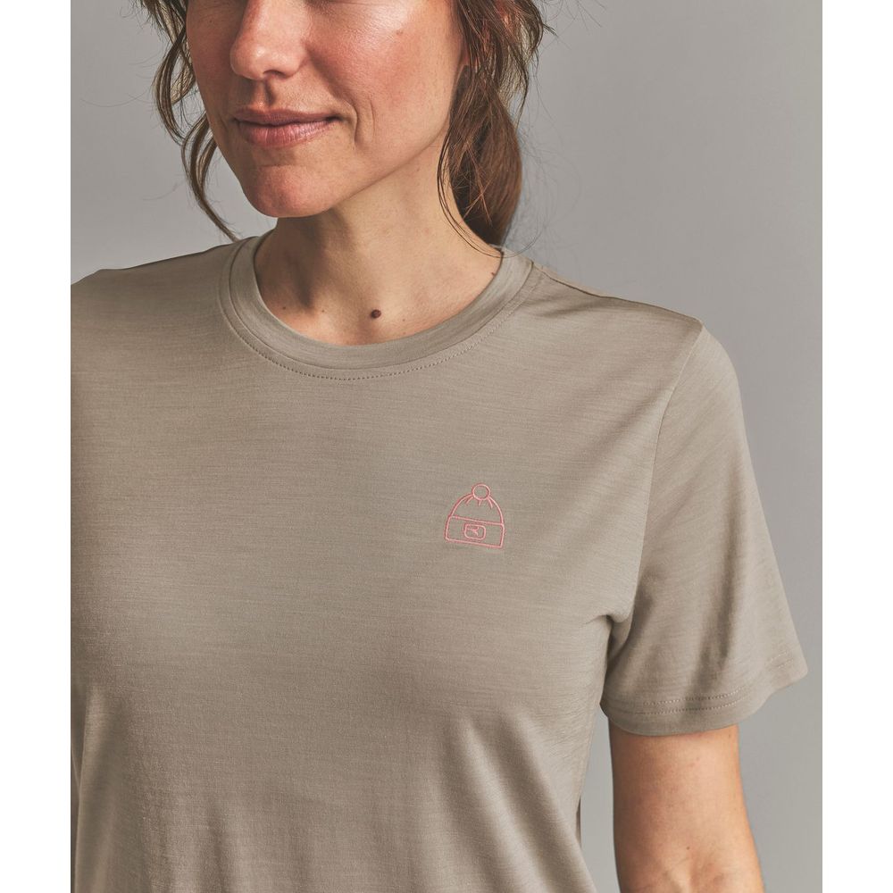 Ortovox 150 Cool Beanie TS Damen Funktionsshirt dark-linen Produktbild 4