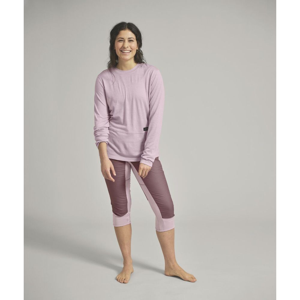 Ortovox 185 Merino Patch Damen Longsleeve green acid Produktbild 2