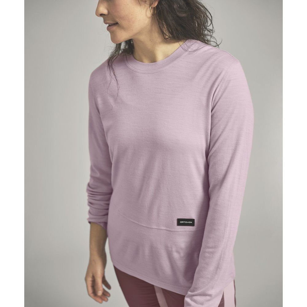 Ortovox 185 Merino Patch Damen Longsleeve green acid Produktbild 3