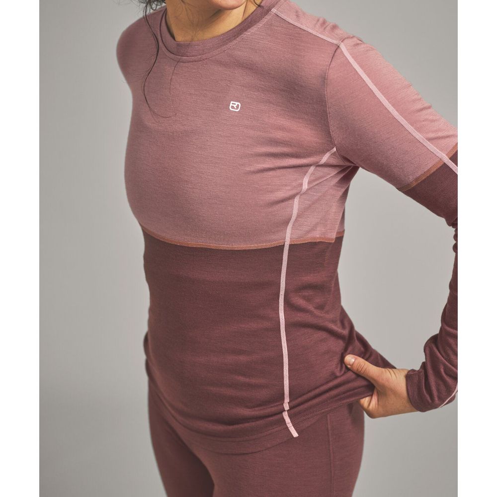 Ortovox 185 Rock'n'wool Frauen Longsleeve white tea Produktbild 3