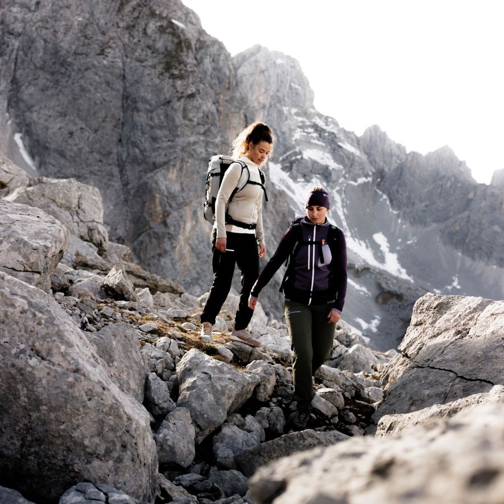 Ortovox Fleece Grid Hoody Frauen dark wild berry Produktbild 3