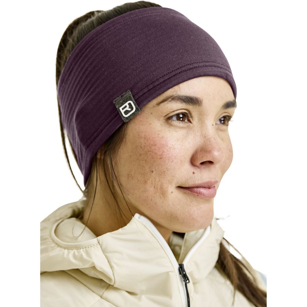 Ortovox Fleece Grid Stirnband blue-nunatak Produktbild 1