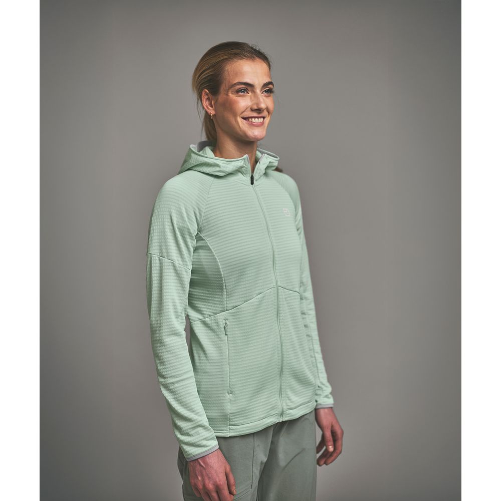 Ortovox Fleece Light Grid Hoody Damen Fleecejacke dawn-rose Produktbild 3
