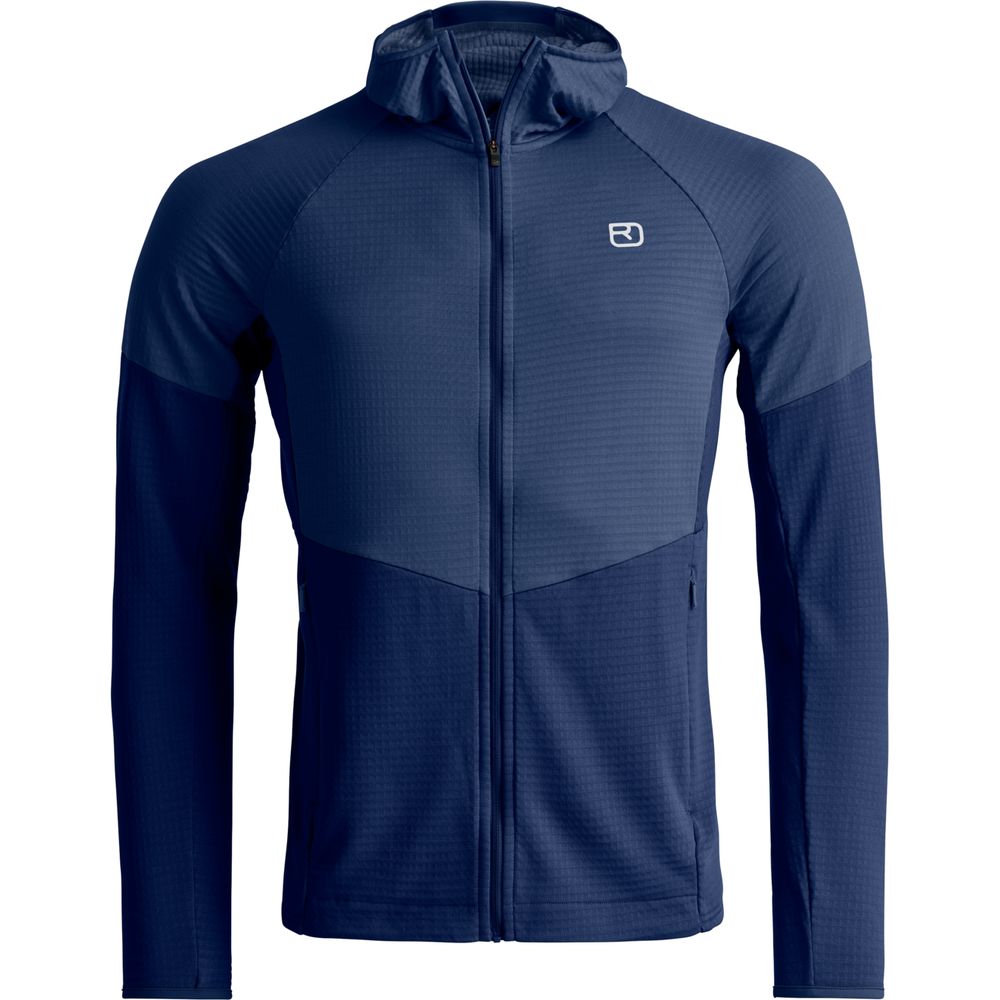 Ortovox Fleece Light Grid Hoody Herren Fleecejacke deep-ocean Produktbild 0