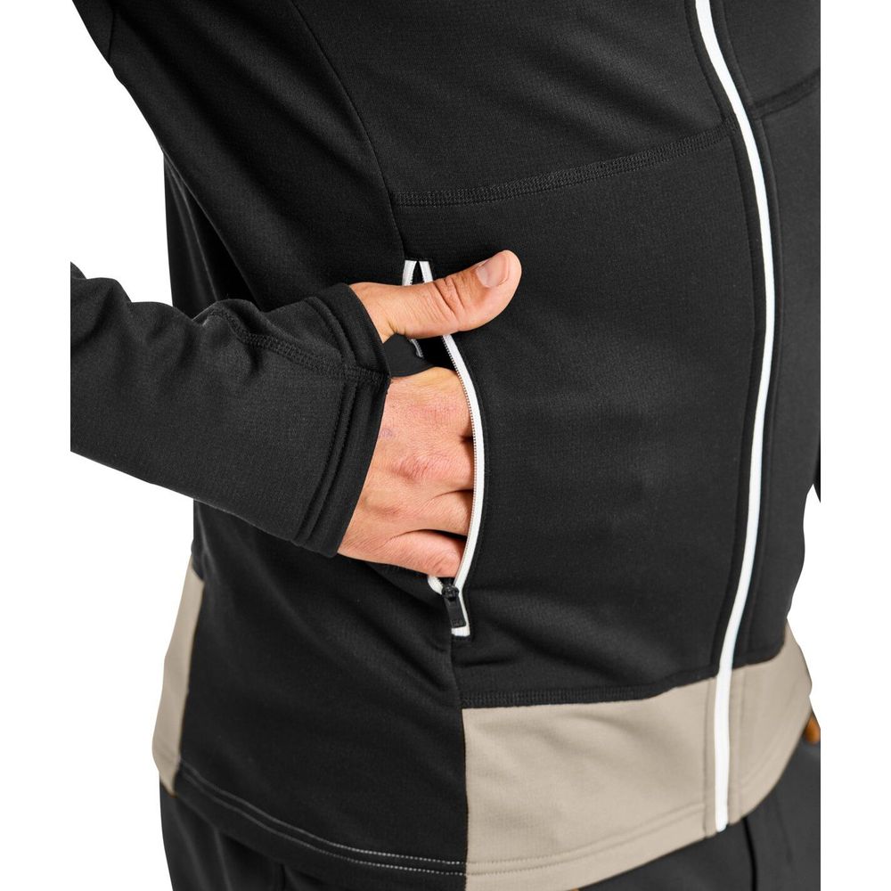 Ortovox Fleece Light Hoody Herren Fleecejacke black raven Produktbild 5