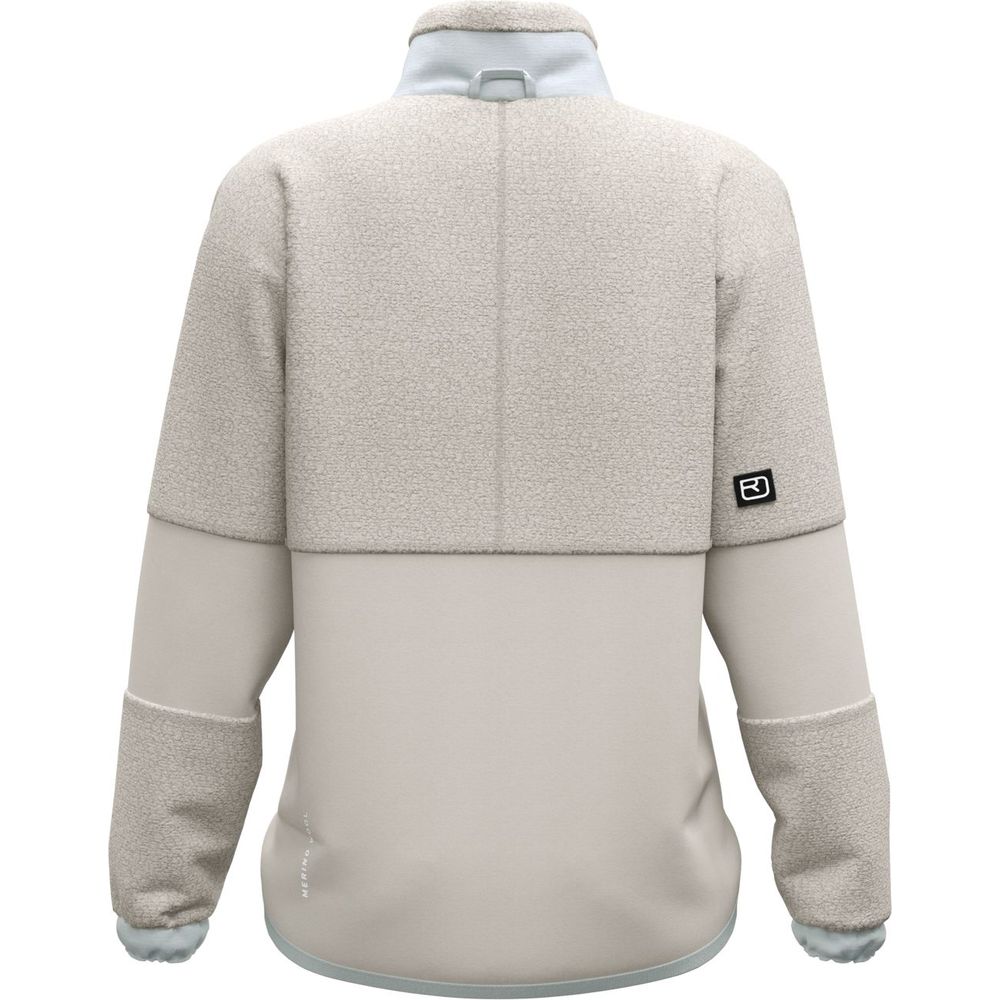 Ortovox Fleece Teddy Damen Jacke white tea Produktbild 1