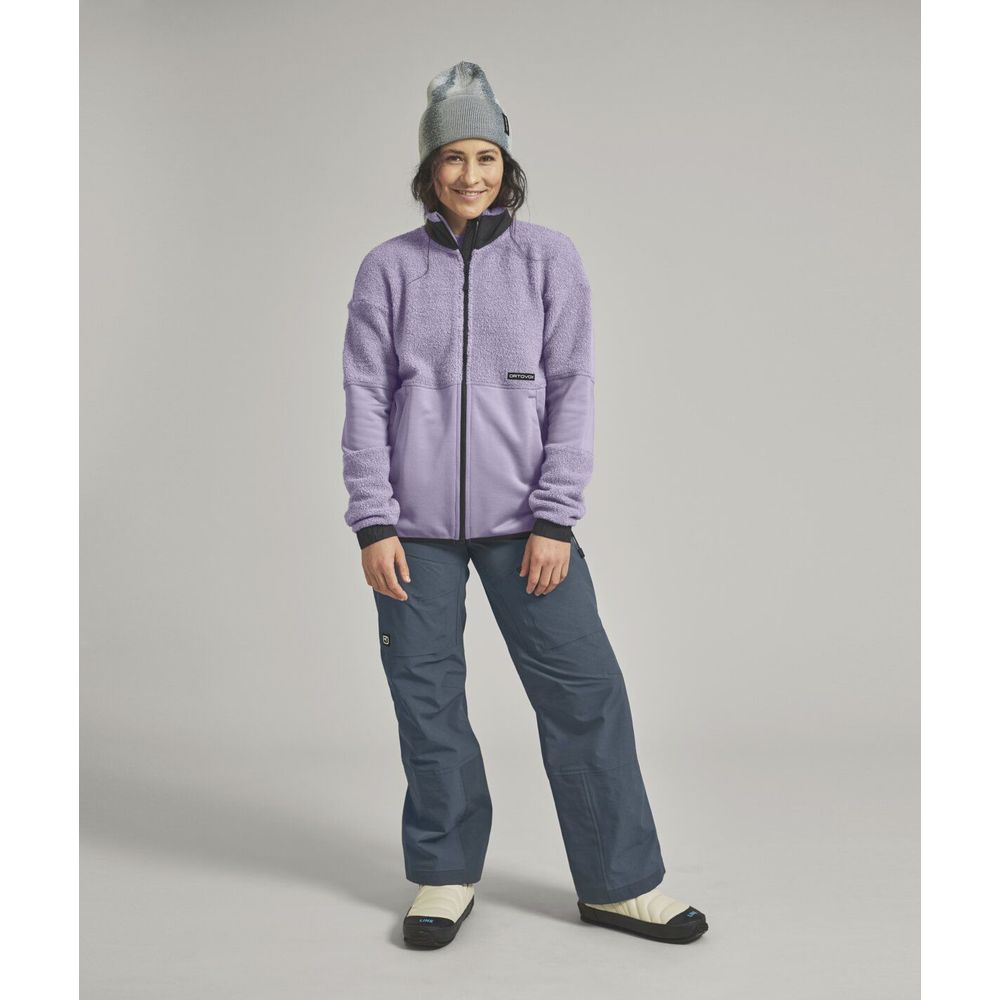 Ortovox Fleece Teddy Damen Jacke white tea Produktbild 4