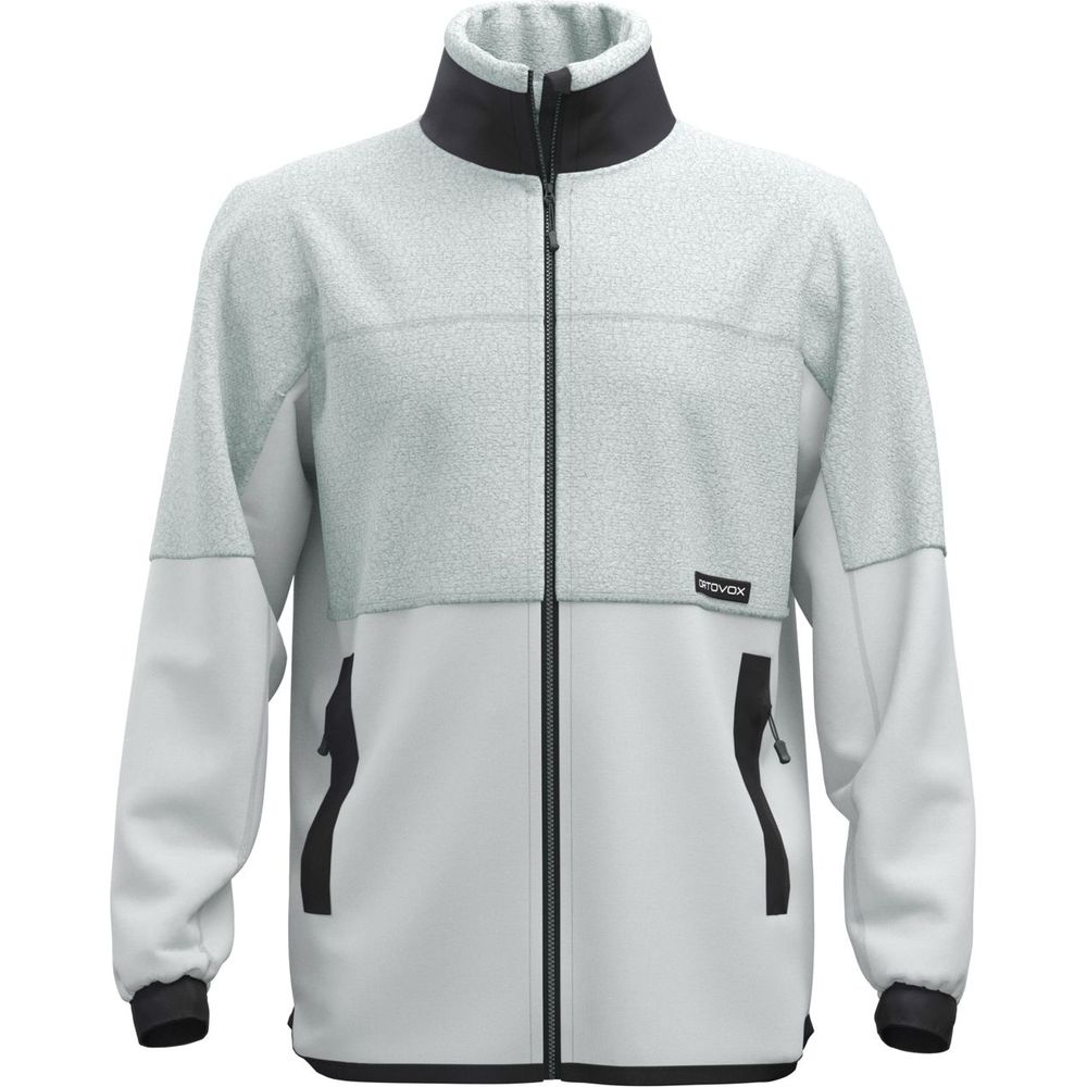 Ortovox Fleece Teddy Jacket Herren Fleecejacke grey-ice Produktbild 0