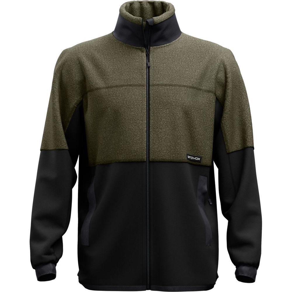 Ortovox Fleece Teddy Männer Jacke dark wild herbs Produktbild 0