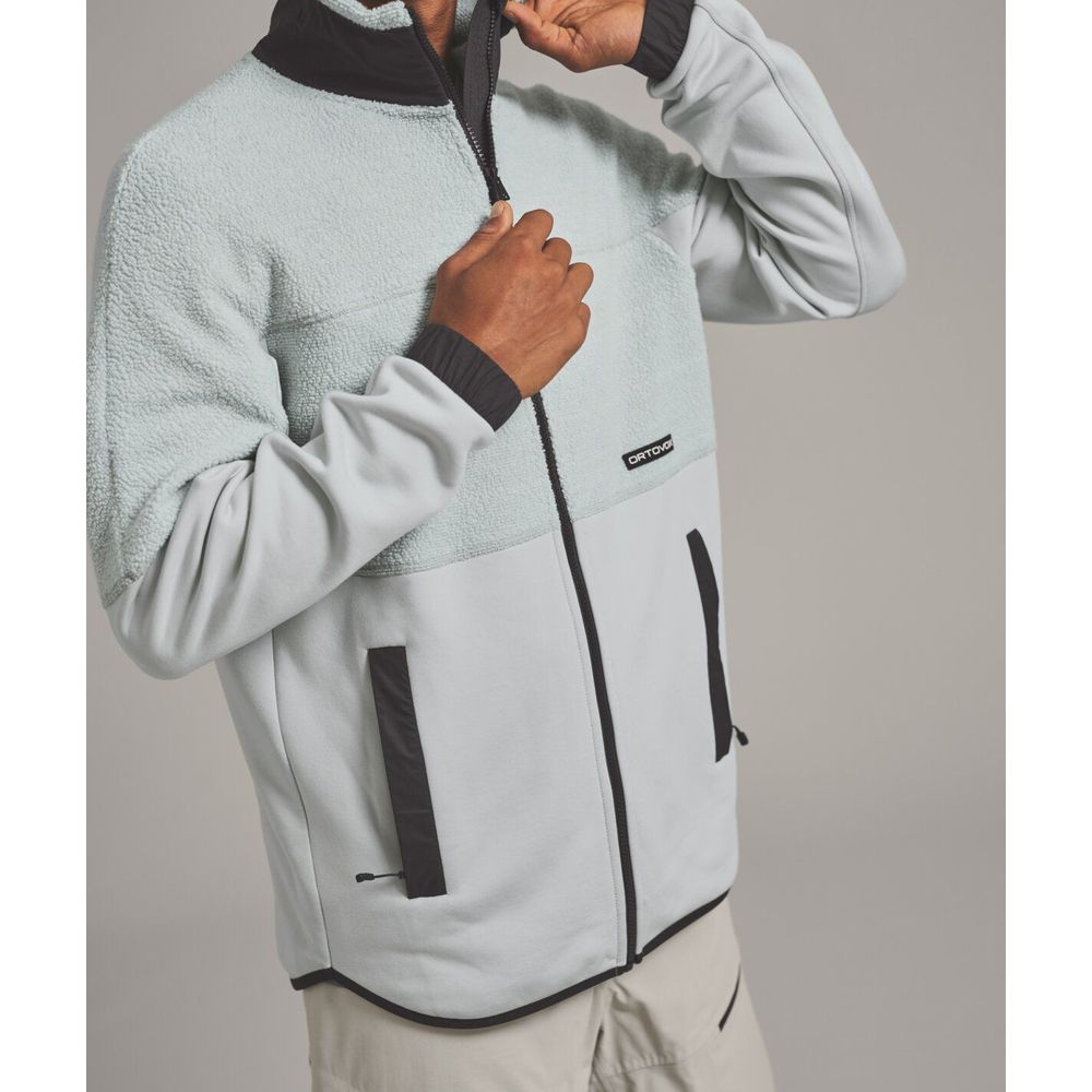 Ortovox Fleece Teddy Männer Jacke dark wild herbs Produktbild 5