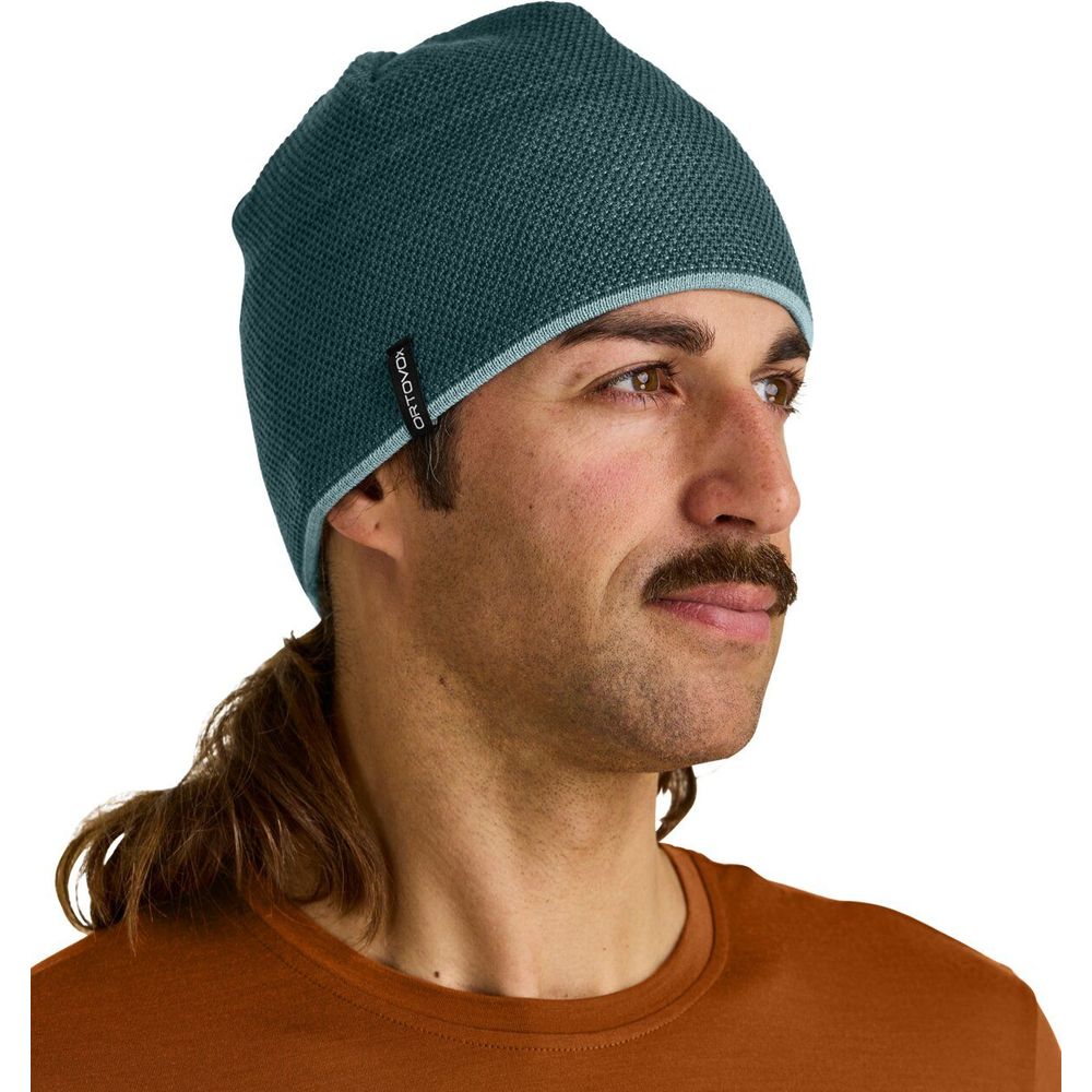 Ortovox Merino Logo Knit Beanie Mütze light-nunatak Produktbild 3