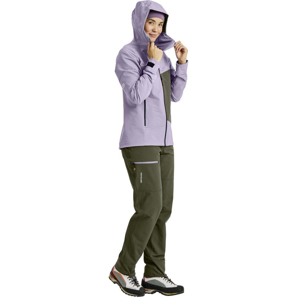 Ortovox Seceda Damen Softshelljacke glacier grey Produktbild 2