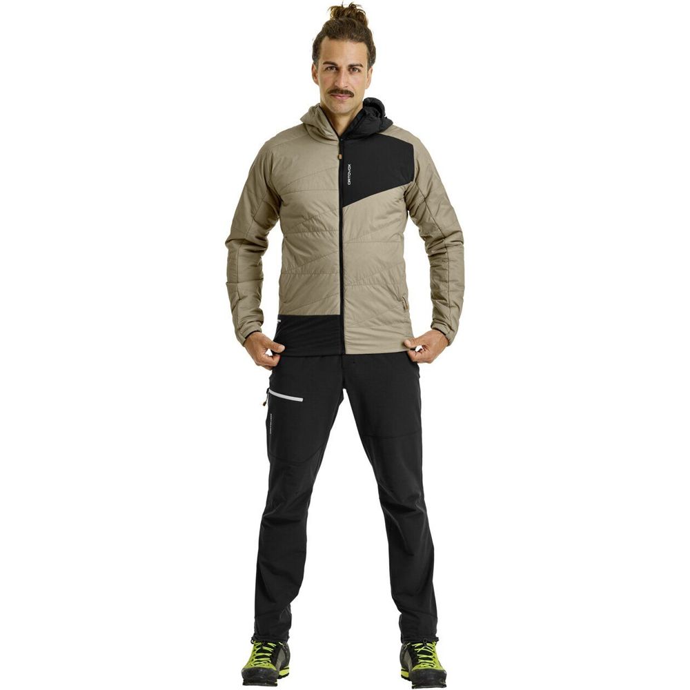 Ortovox Swisswool Piz Duan Isolationsjacke Herren grey sand Produktbild 3