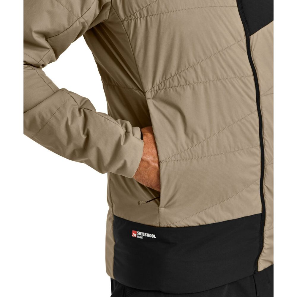 Ortovox Swisswool Piz Duan Isolationsjacke Herren grey sand Produktbild 5