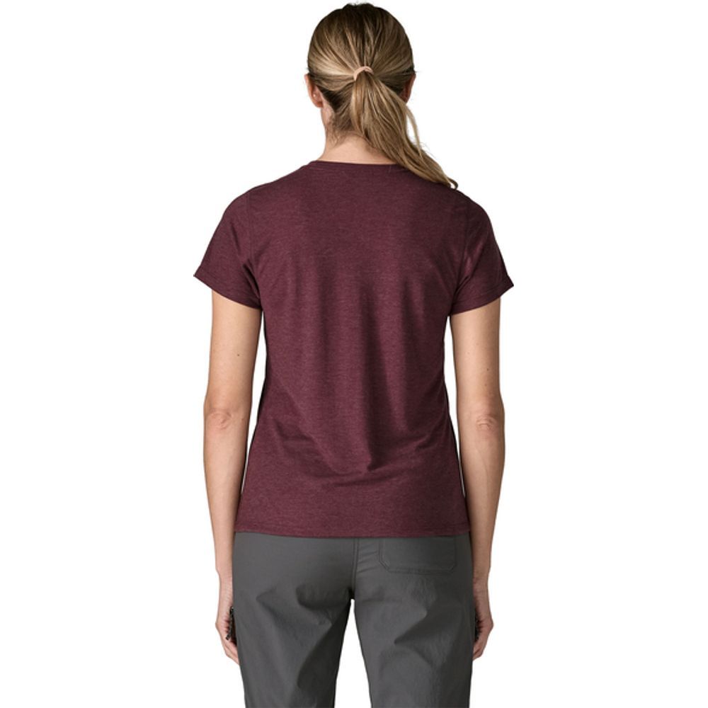Patagonia Cap Cool Trail T-Shirt Stratapeaks Damen berry-fig Produktbild 2