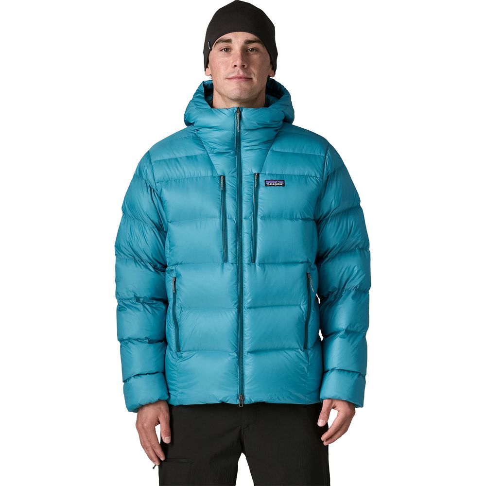 Patagonia Fitz Roy Down Hoody Daunenjacke Herren mako-blue Produktbild 1