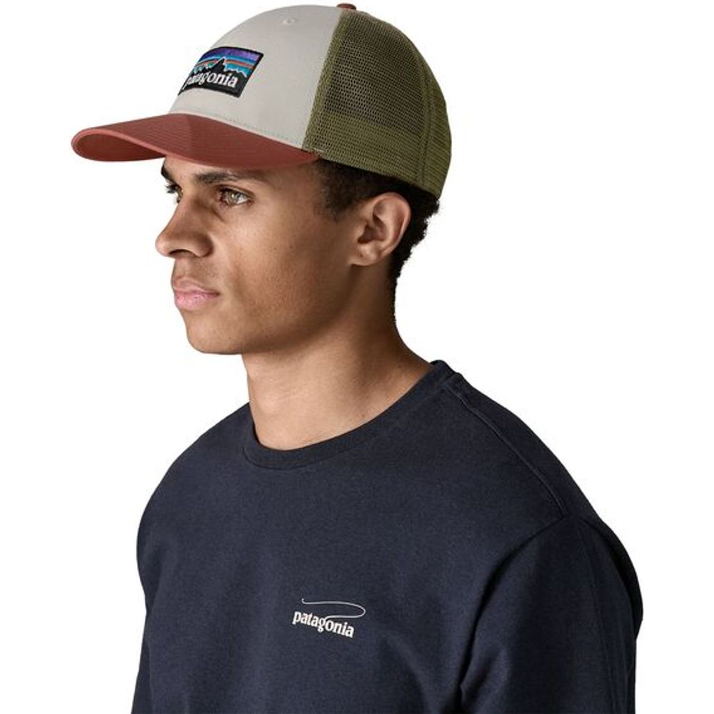 Patagonia P-6 Logo Lopro Trucker Cap birch white Produktbild 1