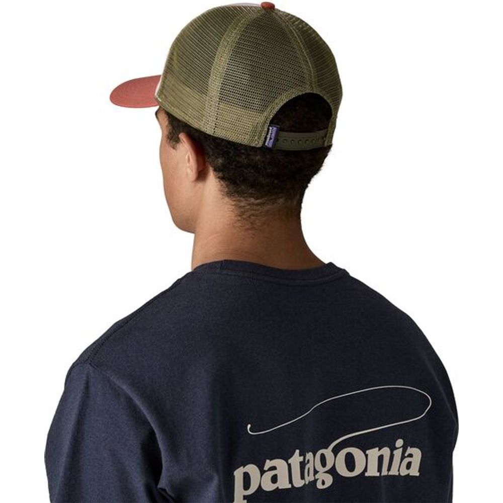 Patagonia P-6 Logo Lopro Trucker Cap birch white Produktbild 2