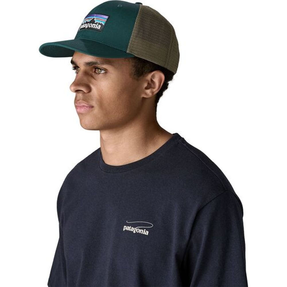 Patagonia P-6 Logo Trucker Cap cascade green Produktbild 1