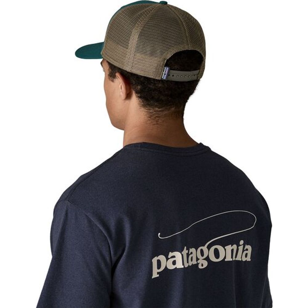 Patagonia P-6 Logo Trucker Cap cascade green Produktbild 2