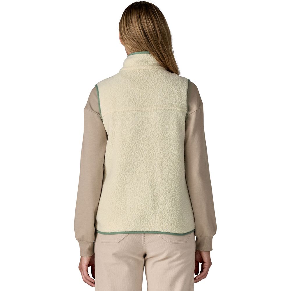Patagonia W's Retro Pile Damen Weste natural w ellwood green Produktbild 2