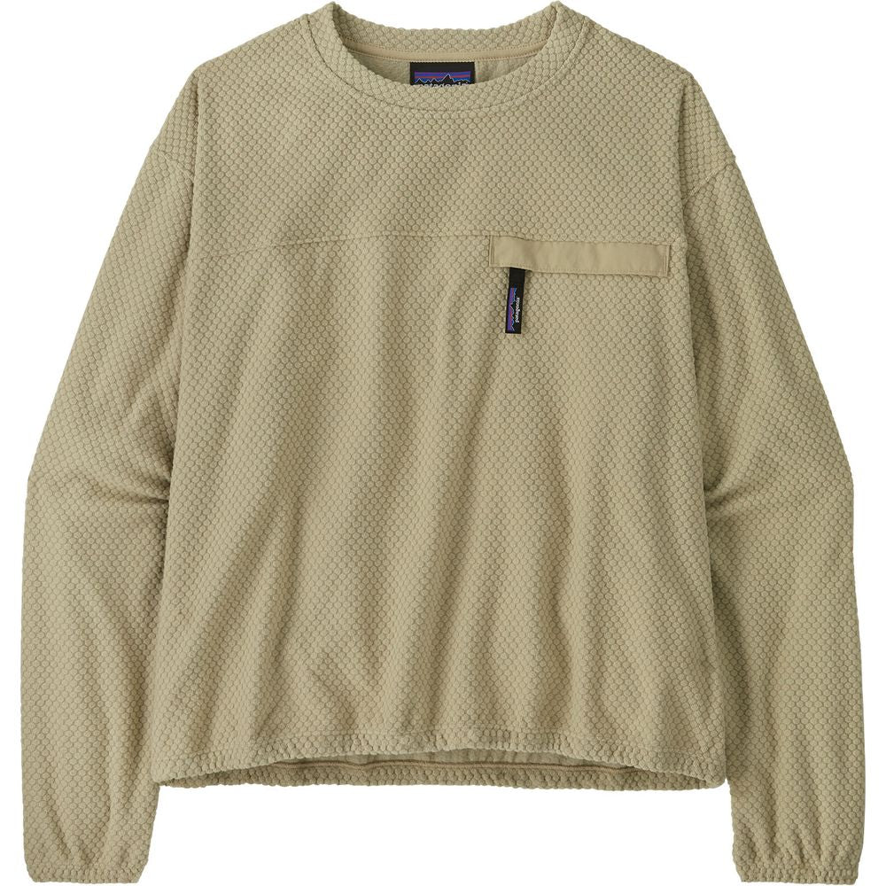 Patagonia Ws Textured Fleece Crewneck Damen Pullover weathered stone Produktbild 0