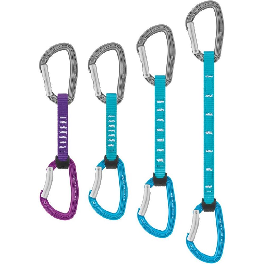 Petzl Djinn Acess Türkis Expressset 6 Stück 11cm Produktbild 0