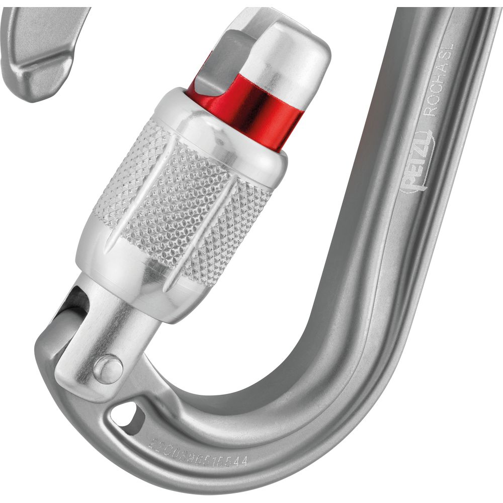 Petzl Karabiner Rocha Screw-lock Schraubkarabiner orange Produktbild 1