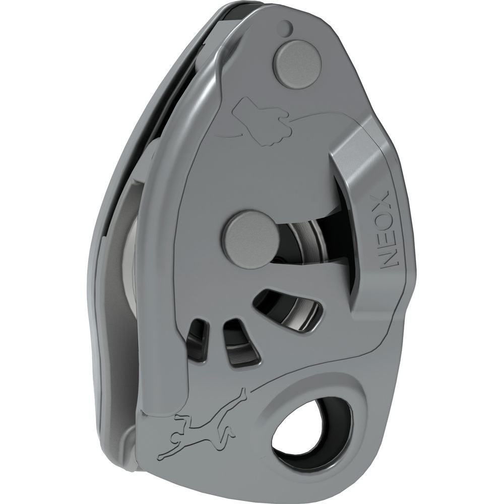Petzl Neox Halbautomat Sicherungsgerät hellgrau Produktbild 0