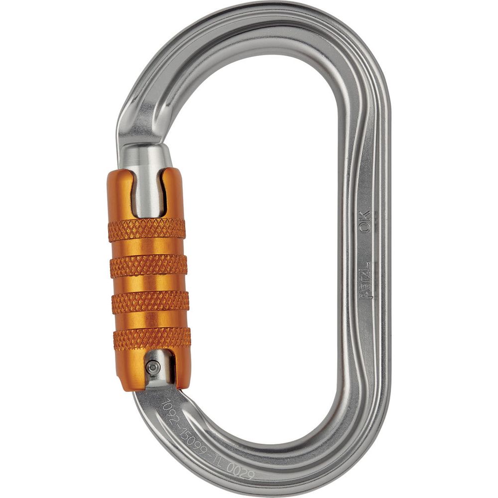 Petzl OK Triact-Lock Verschlußkarabiner grau Produktbild 0
