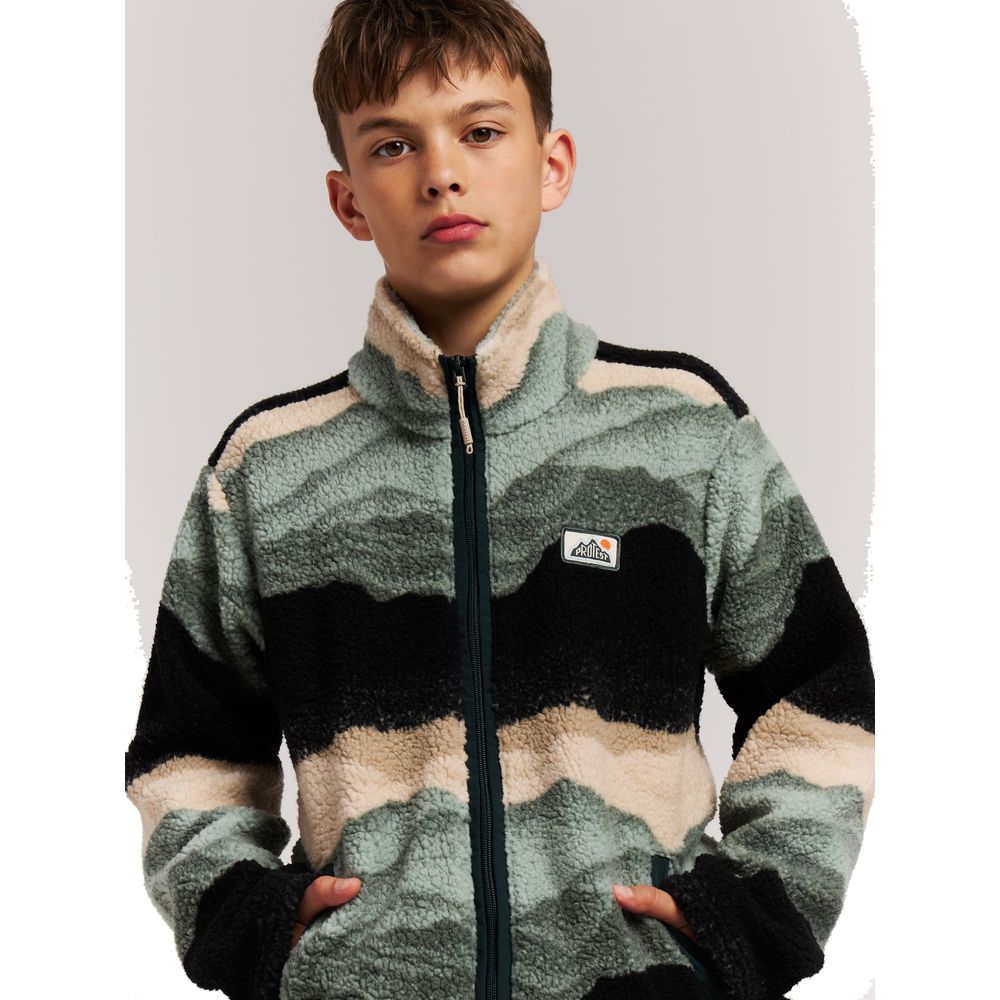 Protest Kinder-Fleecejacke mit durchgehendem Reißverschluss Prtrooney Jr evergreen Produktbild 2