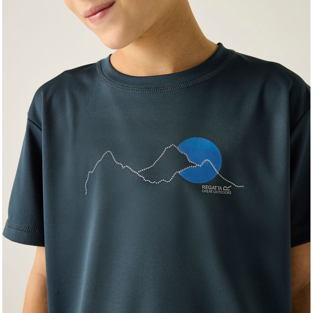 Regatta Alvarado Funktionsshirt Kinder night-sky Produktbild 6