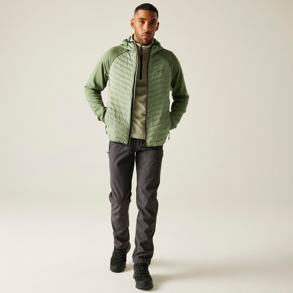 Regatta Andreson Hybrid Herren Isolationsjacke oilgrn olini Produktbild 5