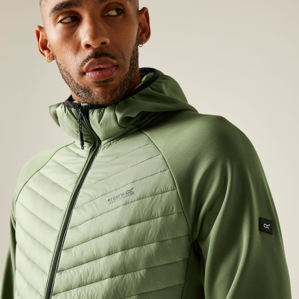 Regatta Andreson Hybrid Herren Isolationsjacke oilgrn olini Produktbild 6