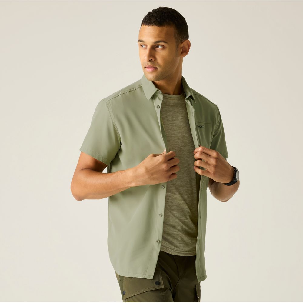 Regatta Anti Insect Travel Light Shirt Herren light-sage Produktbild 3