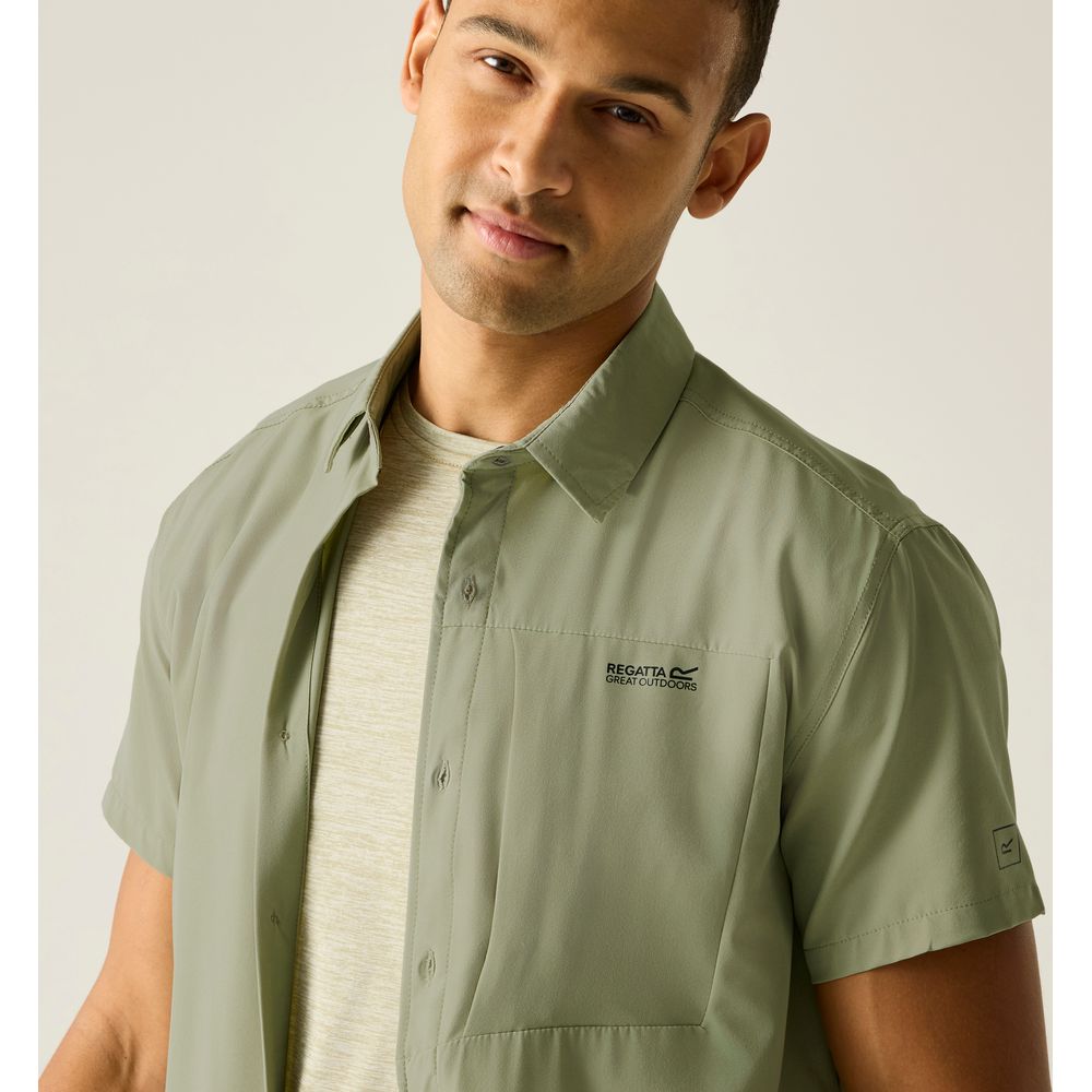 Regatta Anti Insect Travel Light Shirt Herren light-sage Produktbild 6