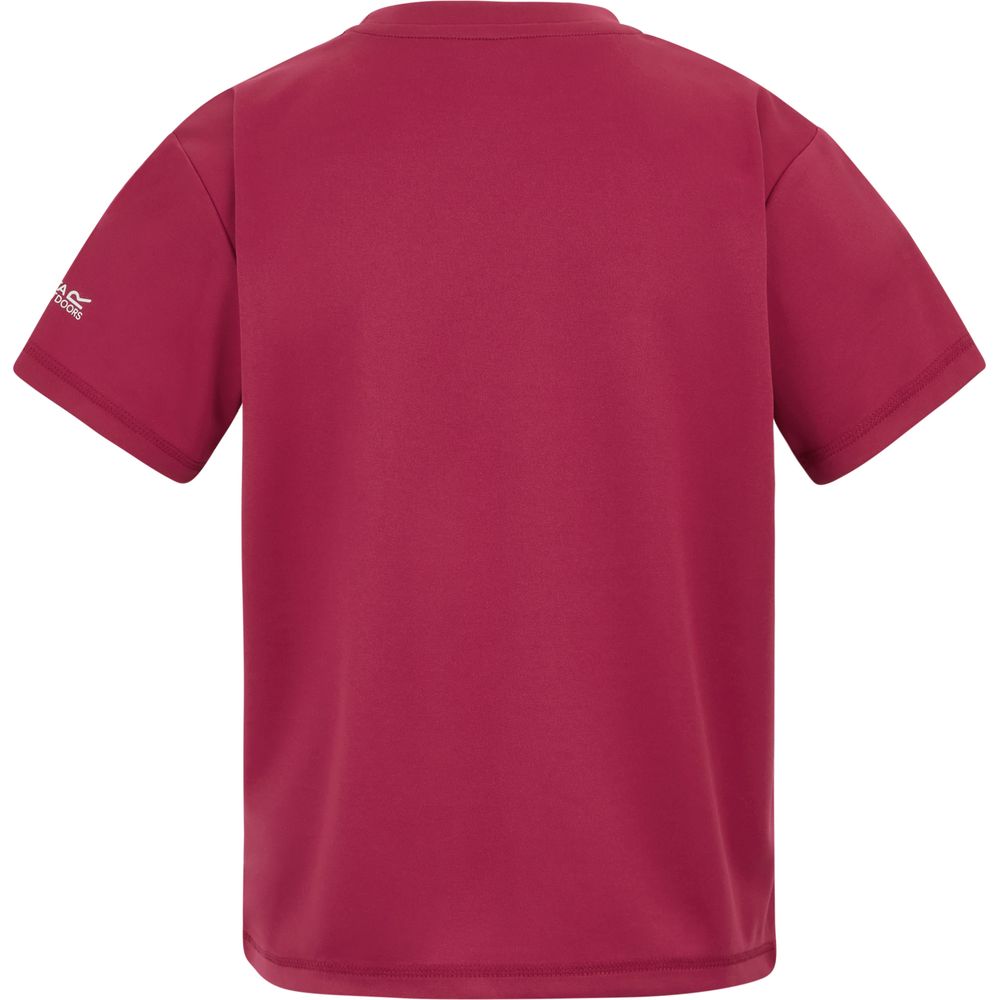 Regatta Aria Funktionsshirt Kinder deep-pink Produktbild 1