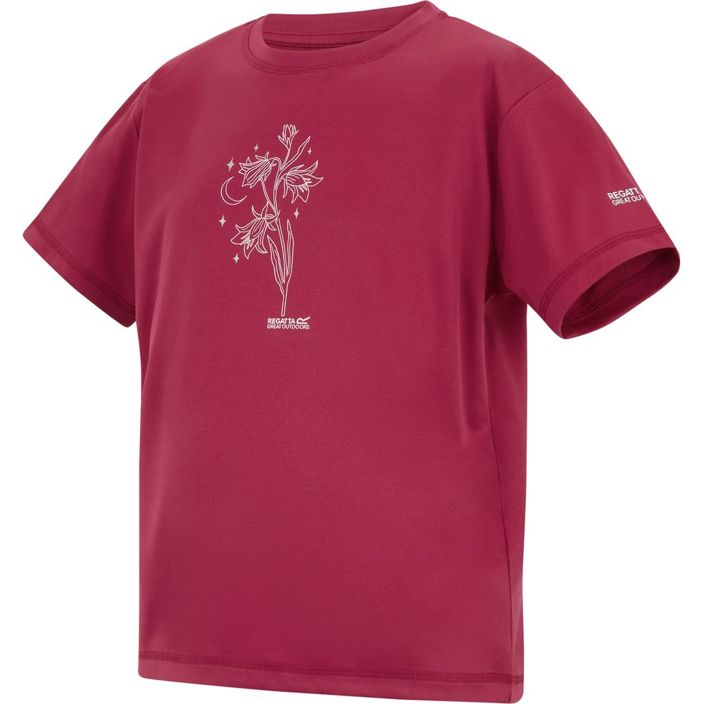 Regatta Aria Funktionsshirt Kinder deep-pink Produktbild 2