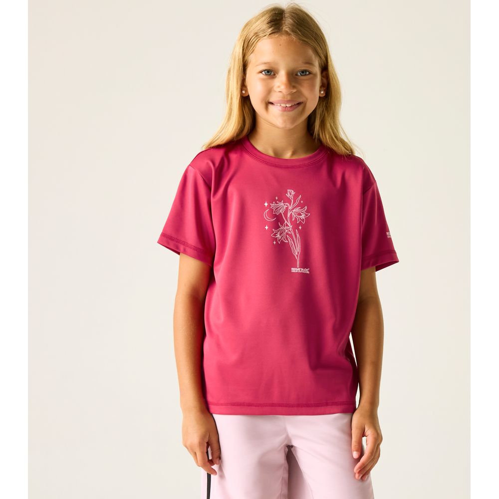 Regatta Aria Funktionsshirt Kinder deep-pink Produktbild 3