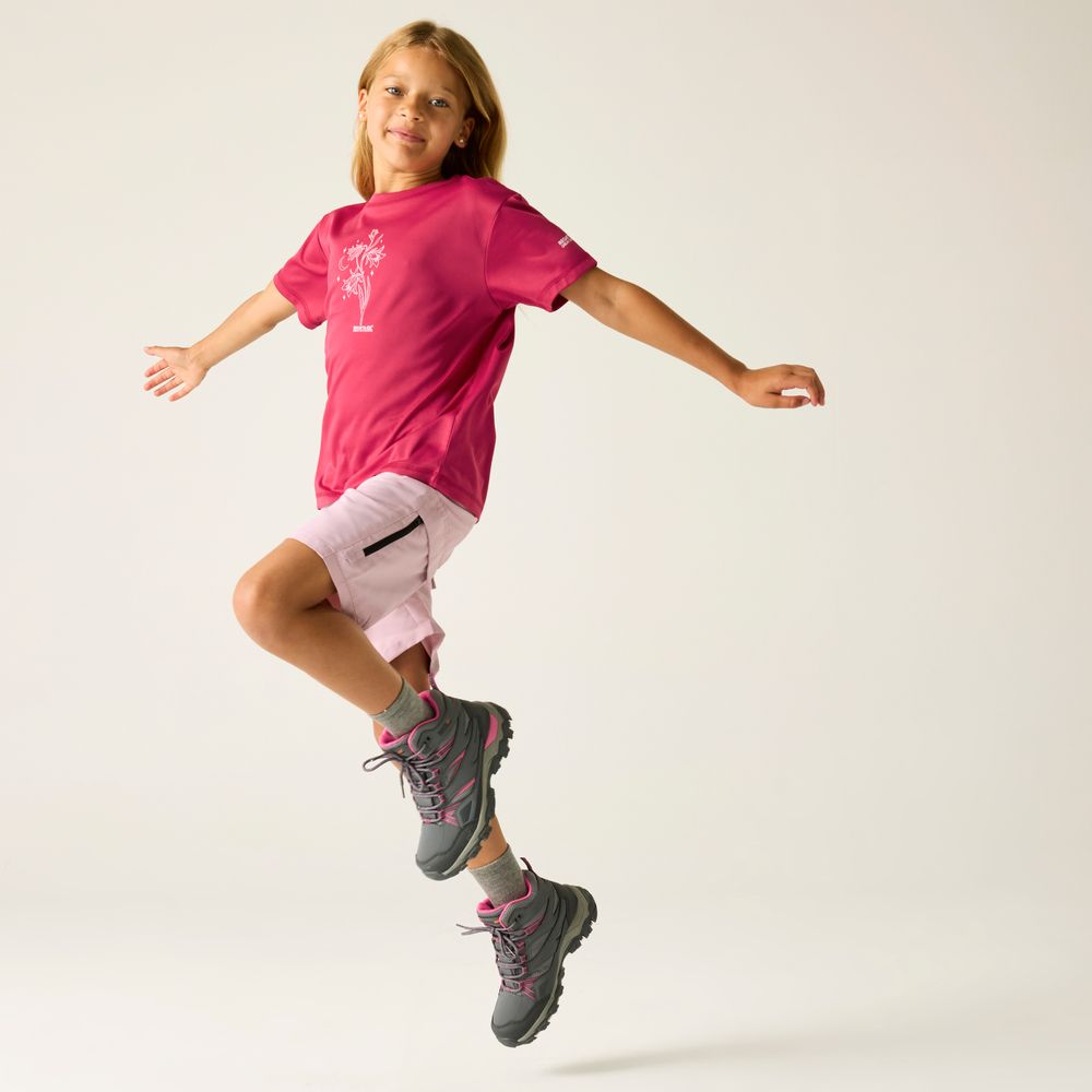 Regatta Aria Funktionsshirt Kinder deep-pink Produktbild 5