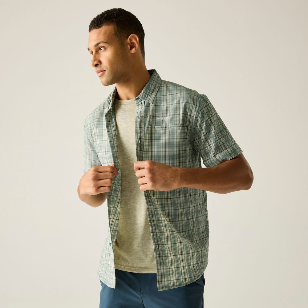 Regatta Begarno T-Shirt Herren arctic-check Produktbild 3