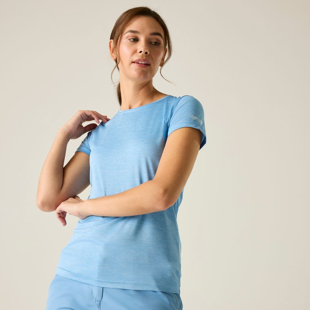 Regatta Fingal Edition T-Shirt Funktionsshirt Damen washed-denim Produktbild 3