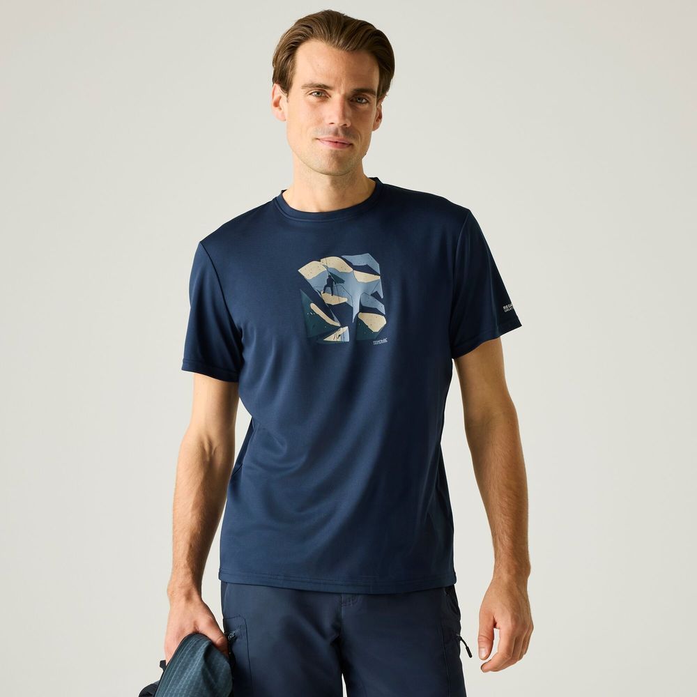 Regatta Fingal Funktionsshirt Herren navy Produktbild 3