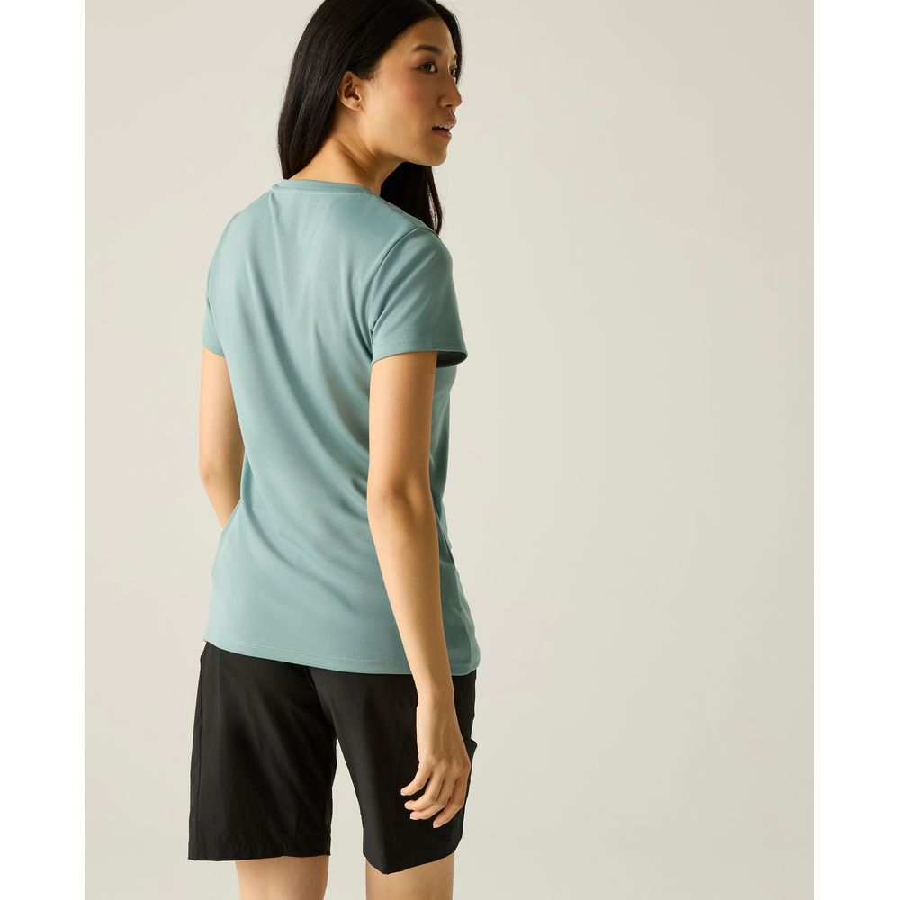 Regatta Fingal Slogan Funktionsshirt Damen ivy-moss Produktbild 4