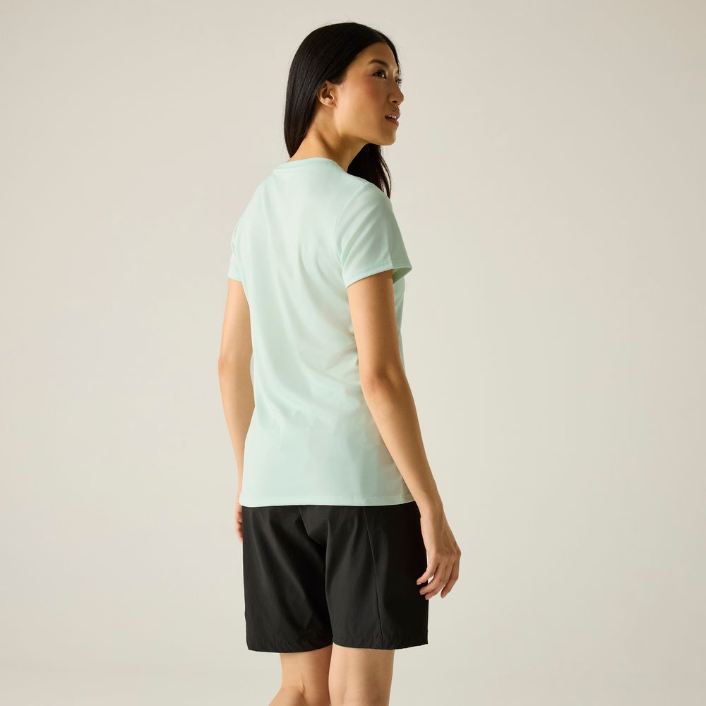 Regatta Fingal Slogan Funktionsshirt Damen oceanmist Produktbild 4