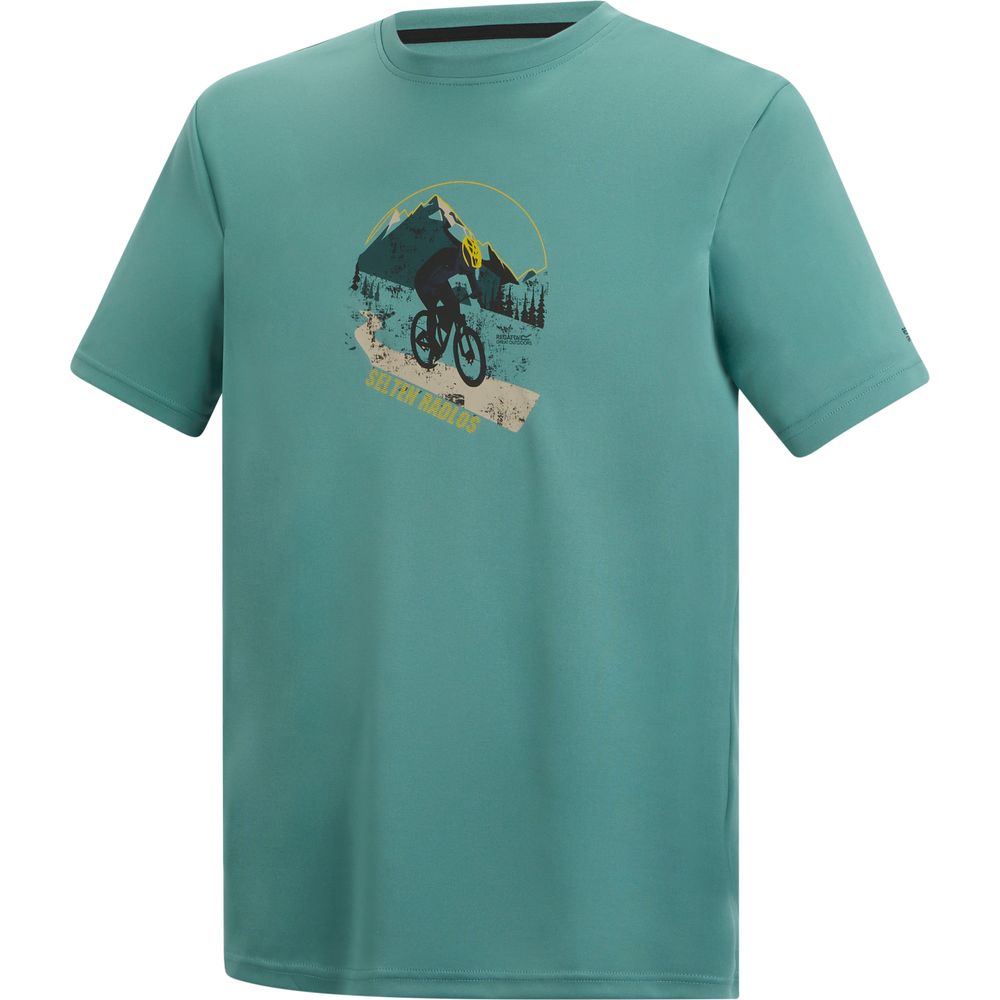 Regatta Fingal Slogan T-Shirt Herren arctic Produktbild 2