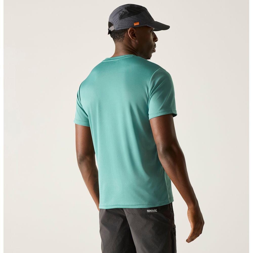 Regatta Fingal Slogan T-Shirt Herren arctic Produktbild 4